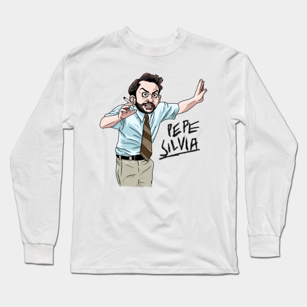 Pepe Silvia Long Sleeve T-Shirt by ryanbudgie